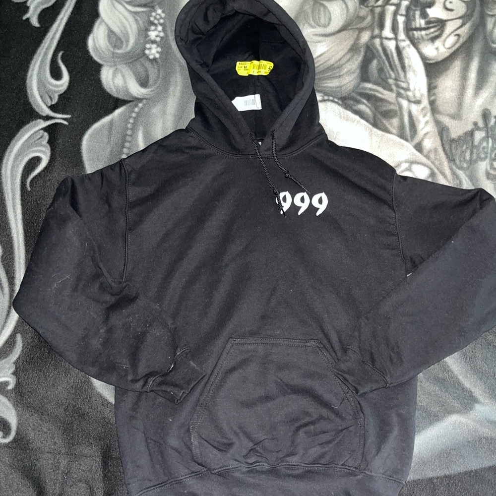 Black Graphic Juice Wrld Hoodie